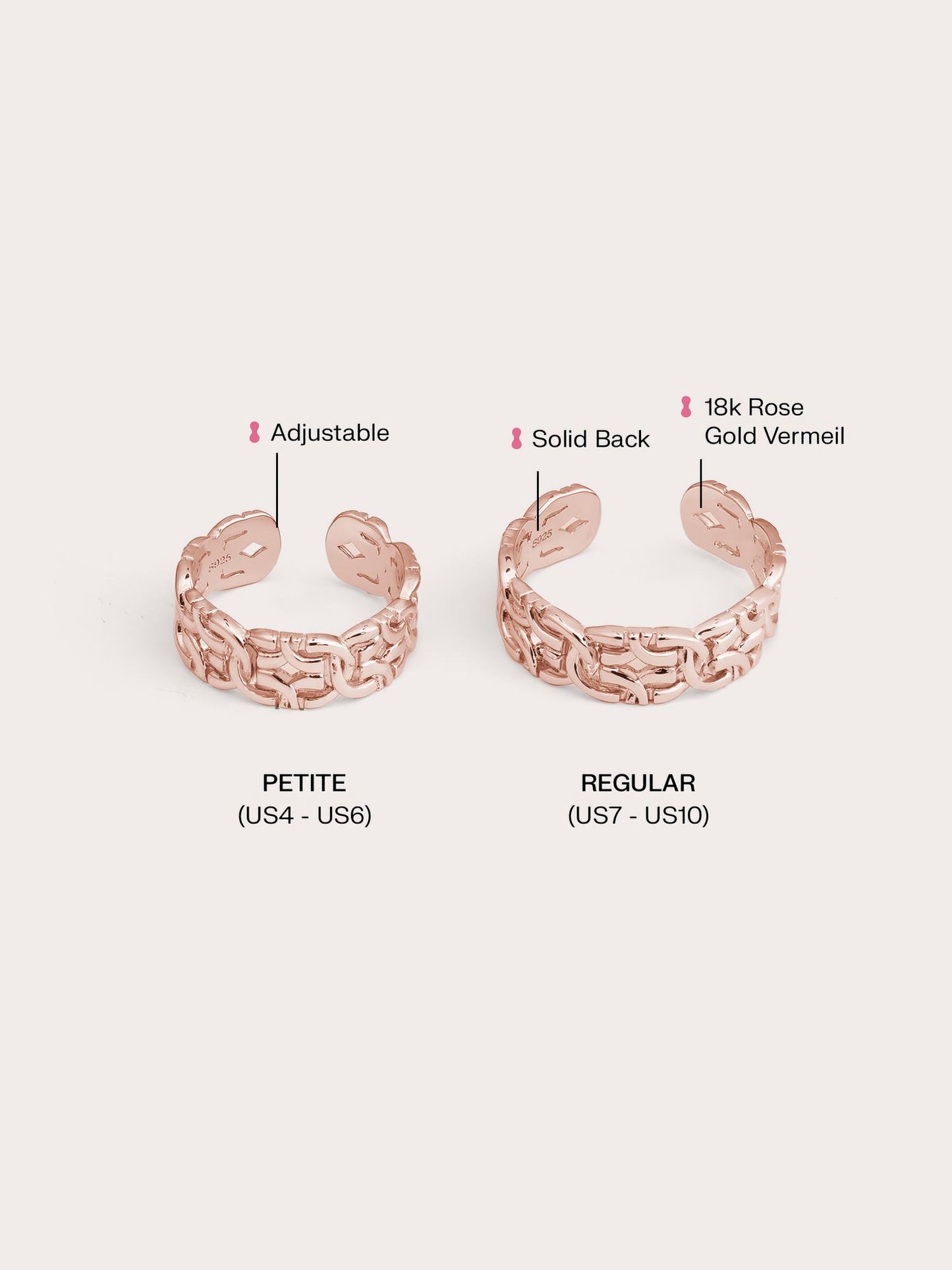 Entwined Chain Ring