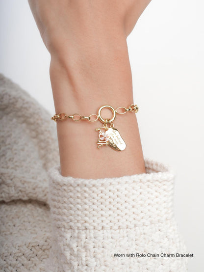 Faith Charm Set 18K Gold (3) – Mondays Made Flower & Birthstone Jewelry Singapore