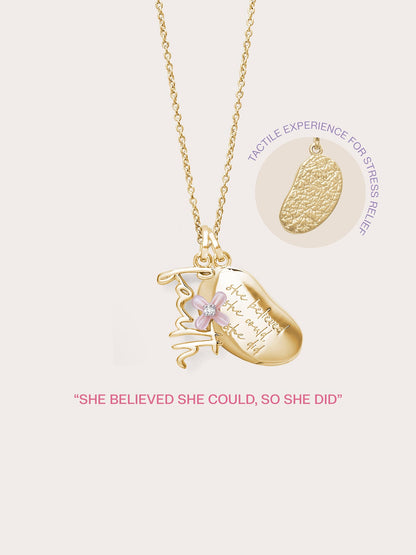 Faith Necklace 18K Gold – Mondays Made Flower & Birthstone Jewelry Singapore