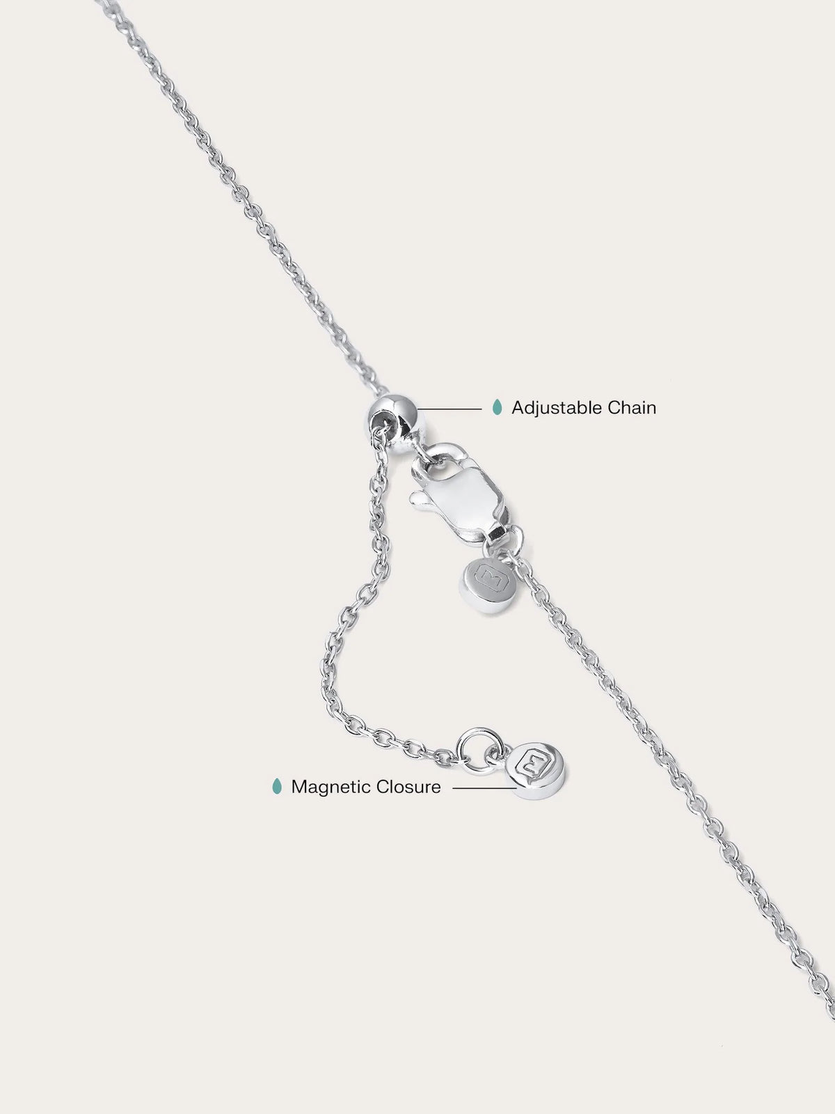 Floating Moissanite Trio Necklace
