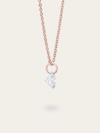 Floating Moissanite Necklace (1ct)