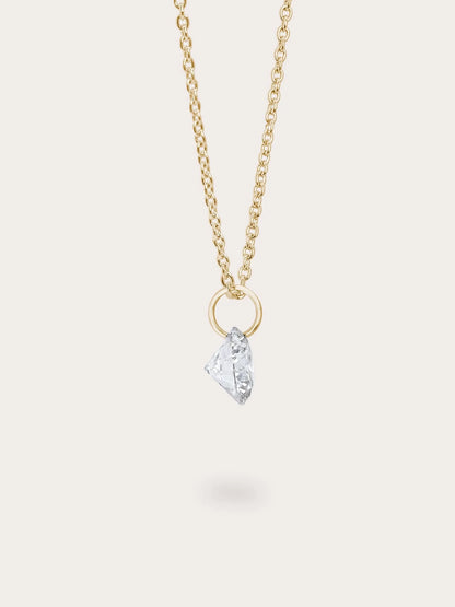 Floating Moissanite Necklace (1ct)