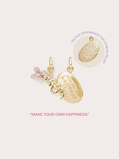 Happy Charm 18K Gold – Mondays Made Flower & Birthstone Jewelry Singapore
