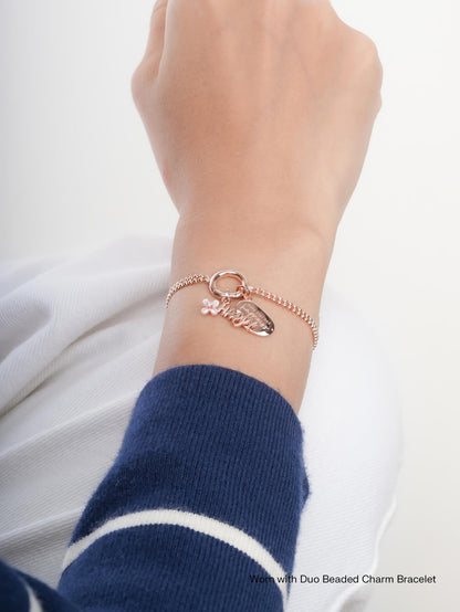 Happy Charm Set 18K Rose Gold (3) – Mondays Made Flower & Birthstone Jewelry Singapore