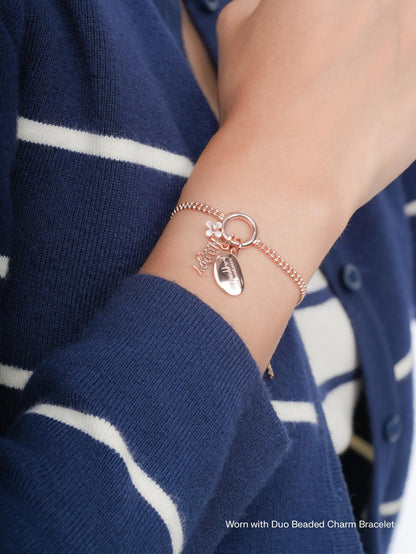 Happy Charm Set 18K Rose Gold (1) – Mondays Made Flower & Birthstone Jewelry Singapore