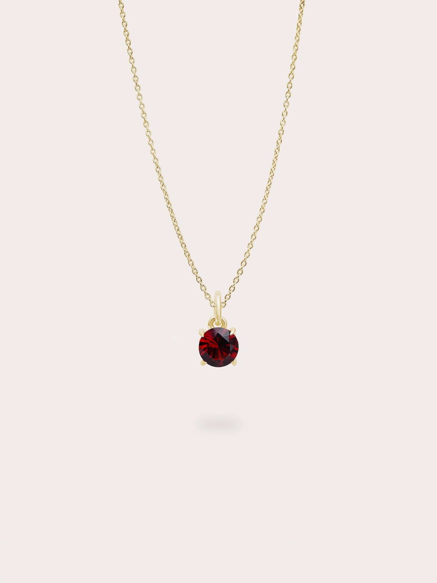 January Birthstone Necklace - Garnet | Mondays Made