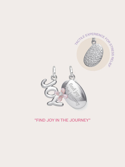 Joy Charm Set S925 Silver Rhodium (1) – Mondays Made Flower & Birthstone Jewelry Singapore
