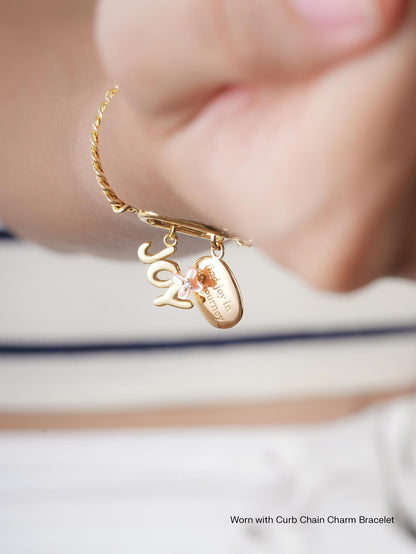 Joy Charm Set 18K Gold (2) – Mondays Made Flower & Birthstone Jewelry Singapore