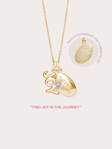 Joy Necklace 18K Gold – Mondays Made Flower & Birthstone Jewelry Singapore