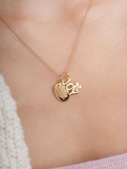 Joy Necklace Set 18K Gold (2) – Mondays Made Flower & Birthstone Jewelry Singapore
