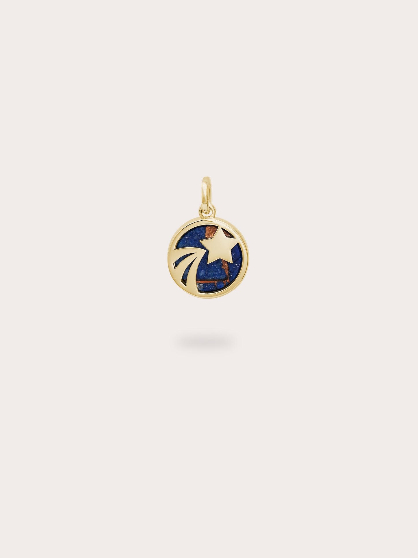 Lapis Lazuli Reversible Coin Charm