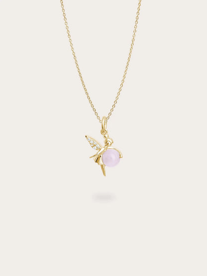 Love Fairy Necklace - Rose Quartz