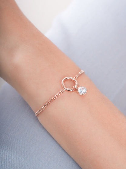 March Birthstone Charm Aquamarine 18K Rose Gold (3) – Mondays Made Flower & Birthstone Jewelry Singapore