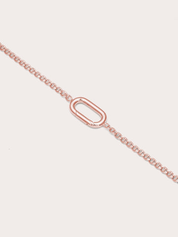 Mariner Chain Charm Bracelet 18K Rose Gold (1) – Mondays Made Flower & Birthstone Jewelry Singapore