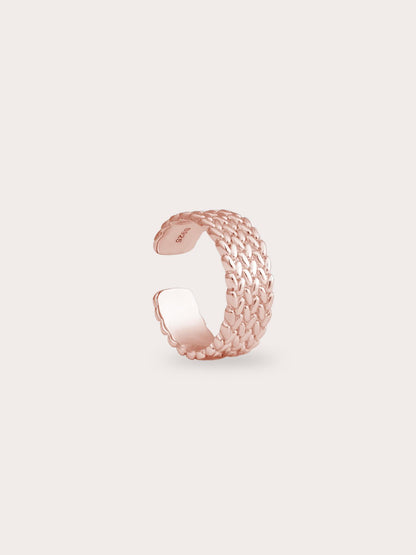 Mesh Chain Ring 18K Rose Gold (3) – Mondays Made Flower & Birthstone Jewelry Singapore