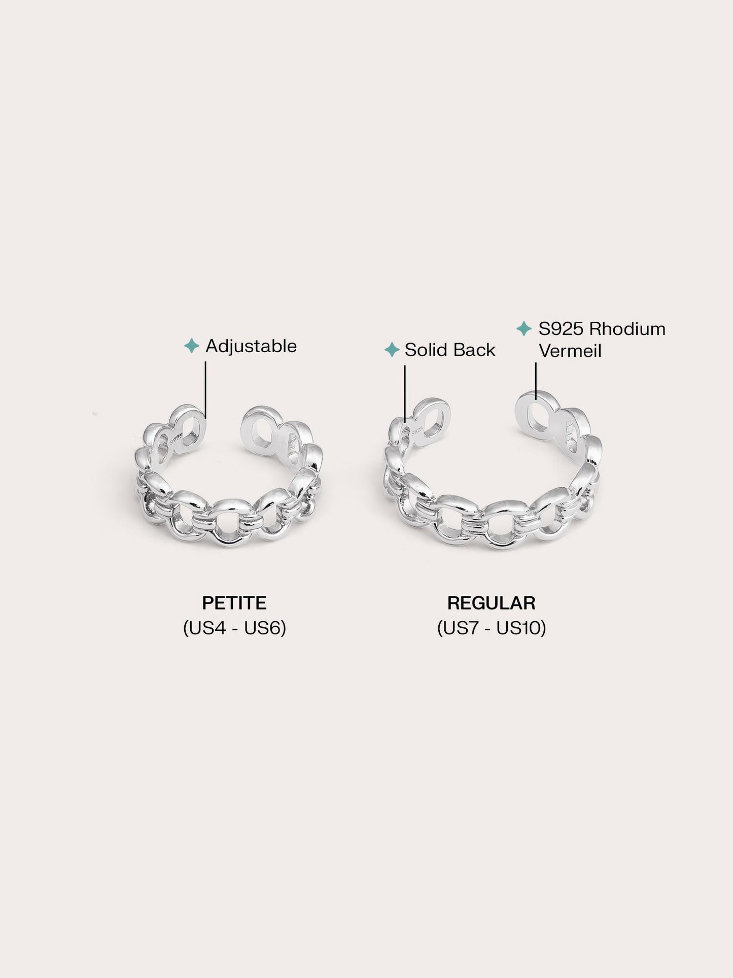 Halo Chain Ring