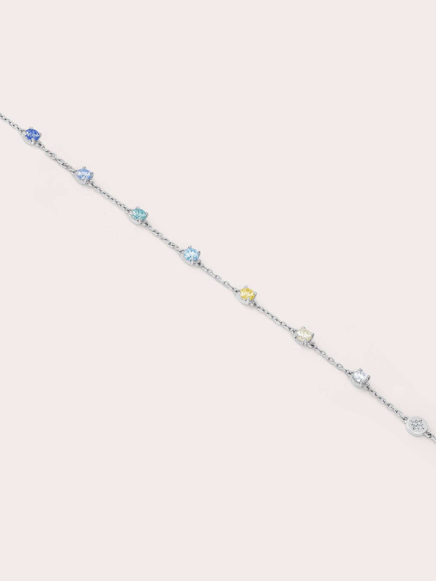 Beachside Moissanite Station Bracelet