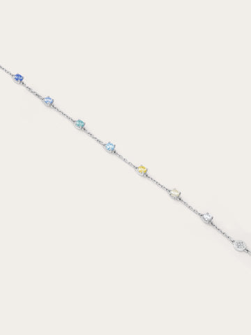 Beachside Moissanite Station Bracelet