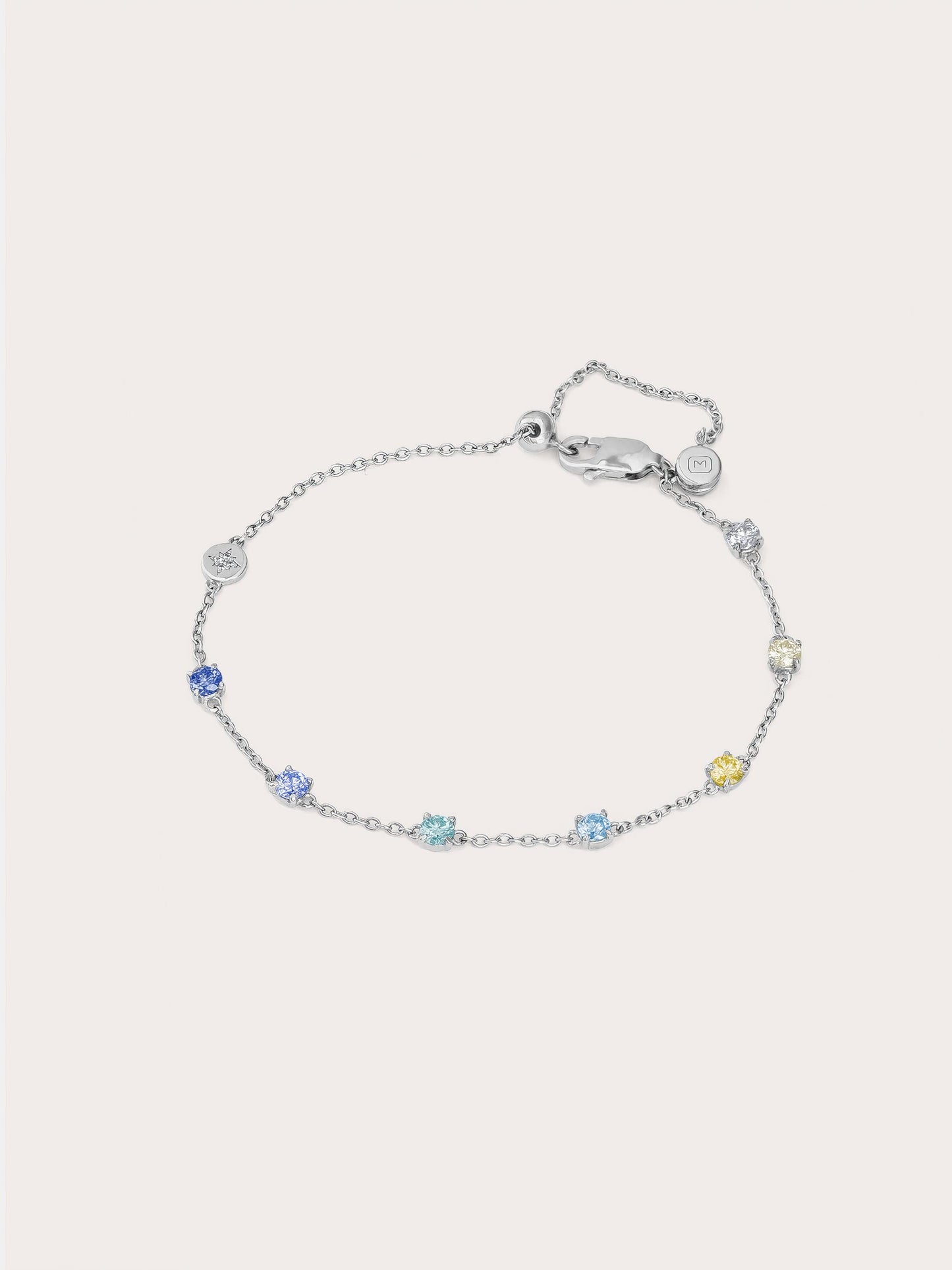 Beachside Moissanite Station Bracelet