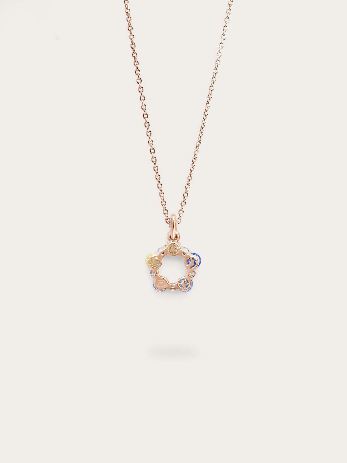 Beachside Moissanite Cluster Necklace