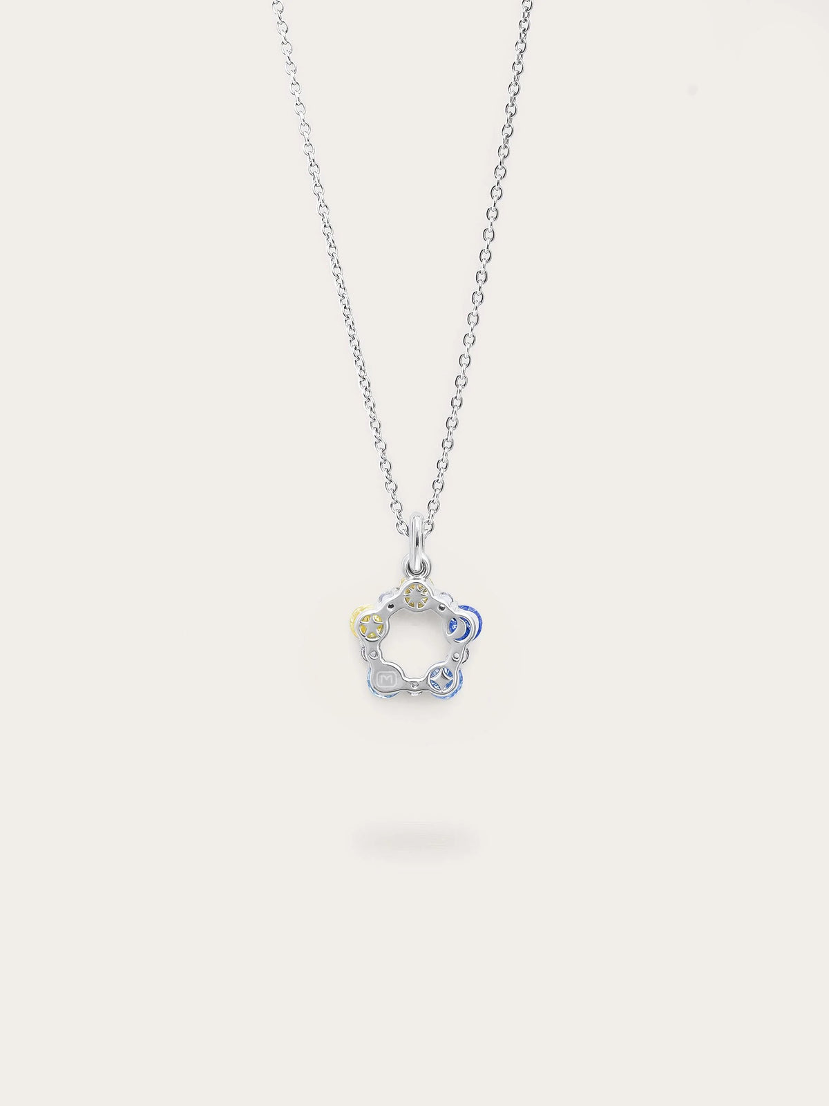 Beachside Moissanite Cluster Necklace