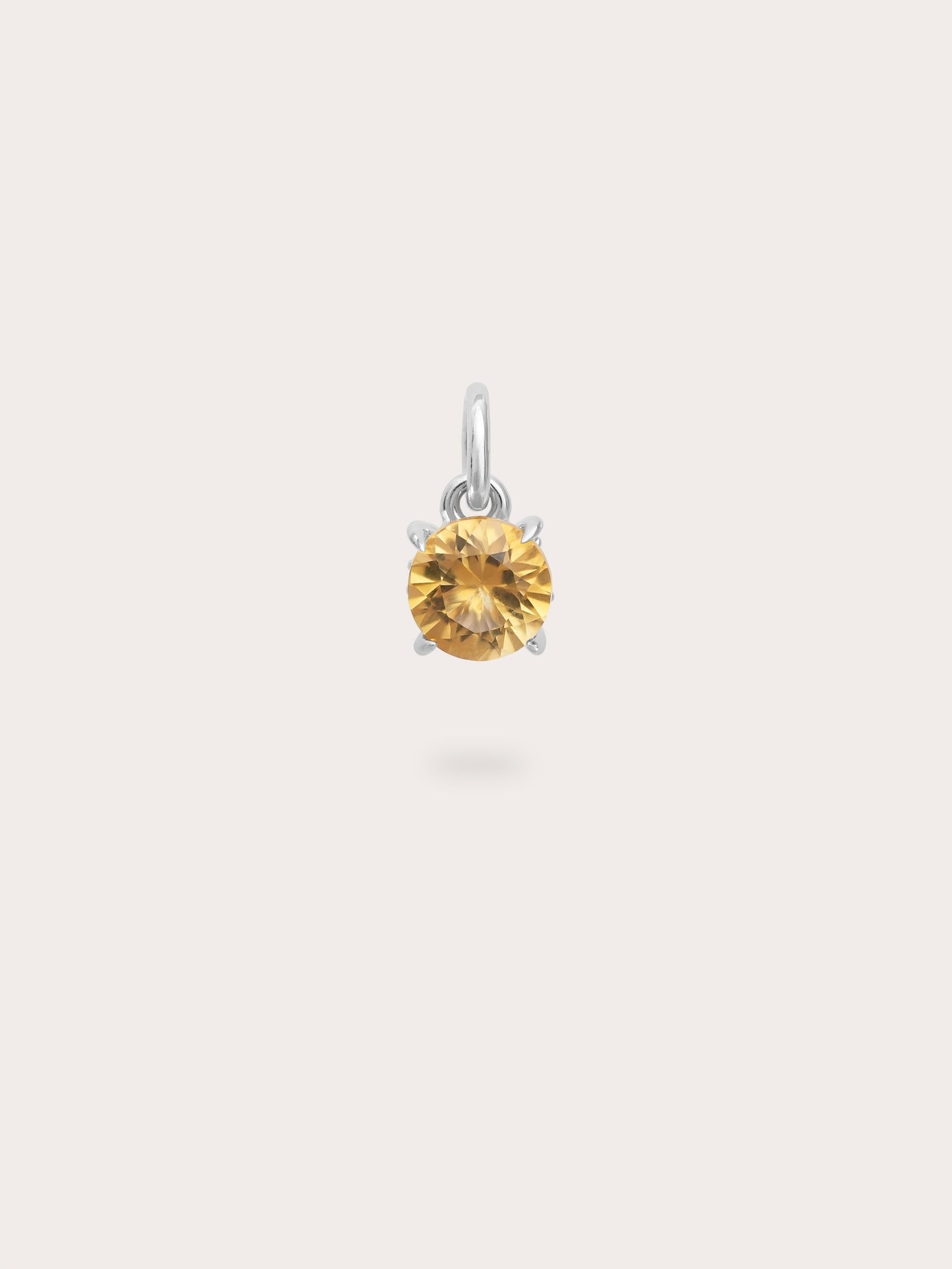 November Birthstone Charm - Citrine