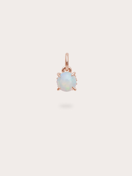 October Birthstone Charm - Opal