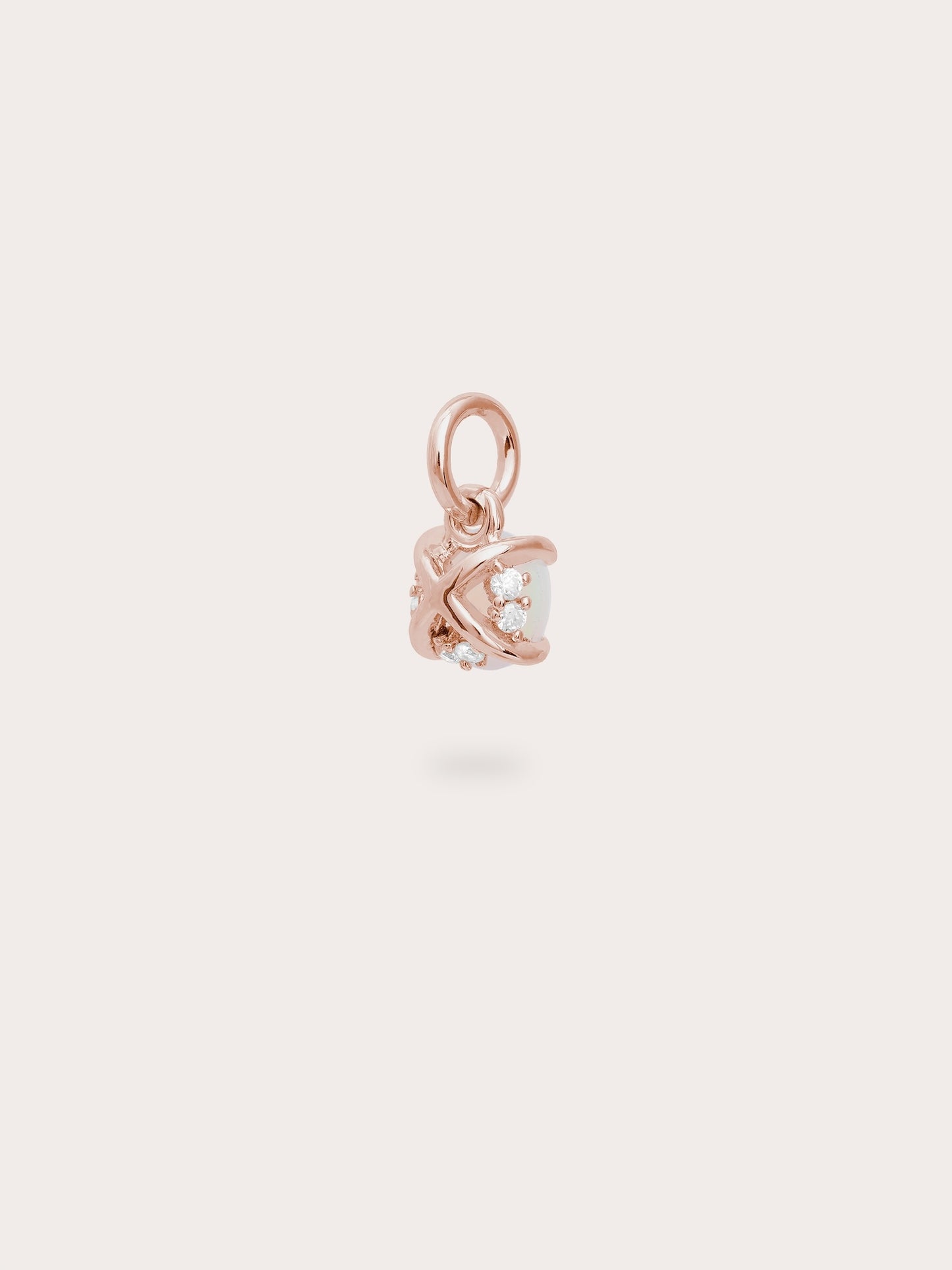 October Birthstone Charm - Opal