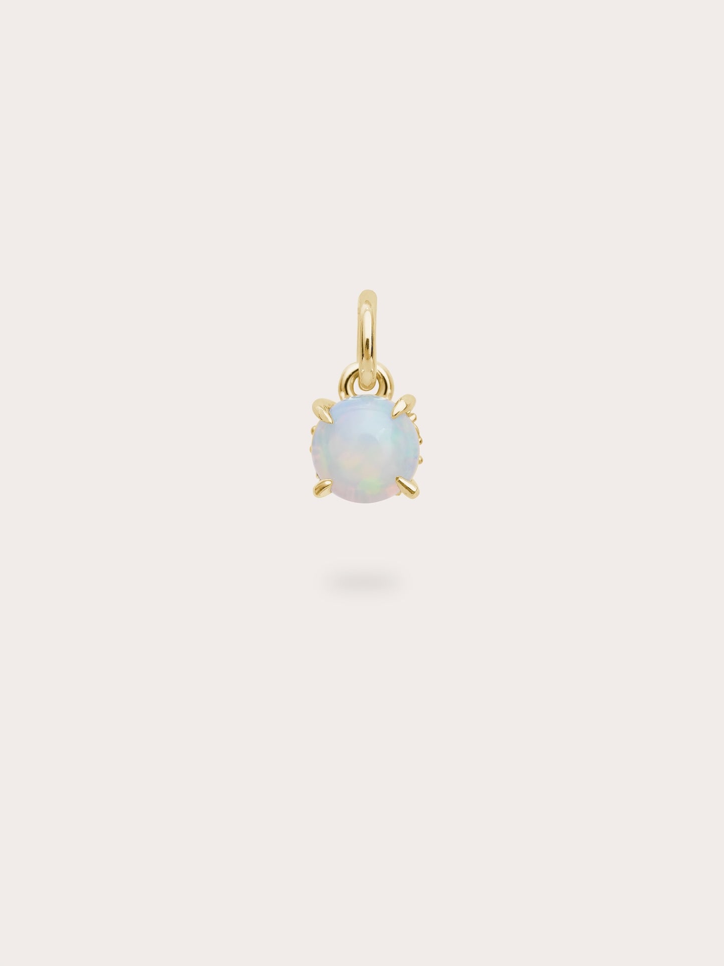 October Birthstone Charm - Opal