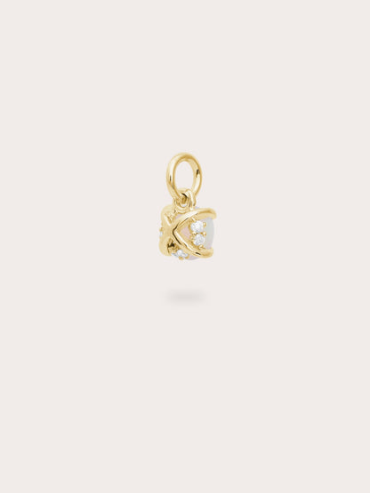 October Birthstone Charm Opal 18K Gold (5) – Mondays Made Flower & Birthstone Jewelry Singapore