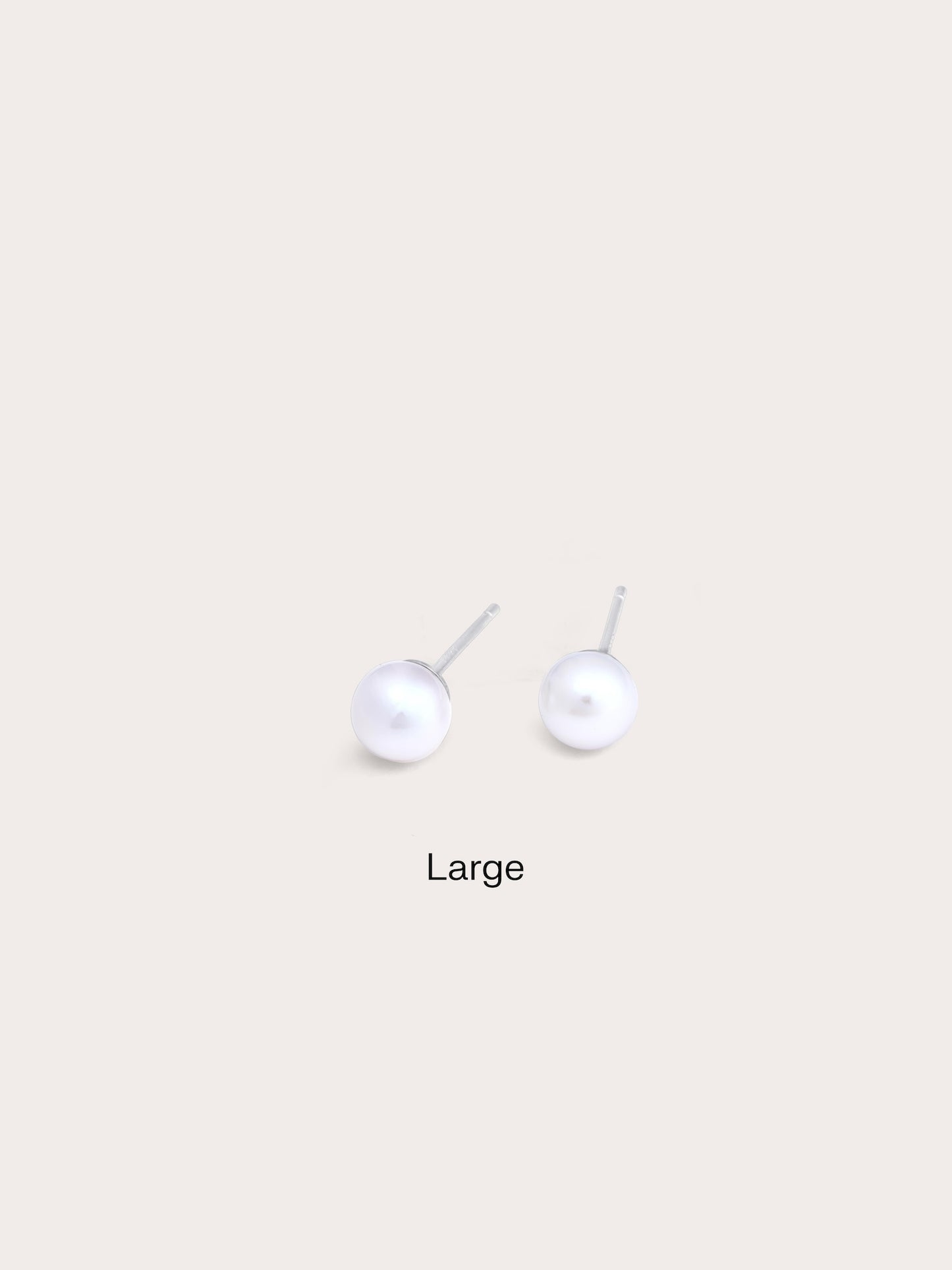 Akoya Pearl Stud Earrings (Large)