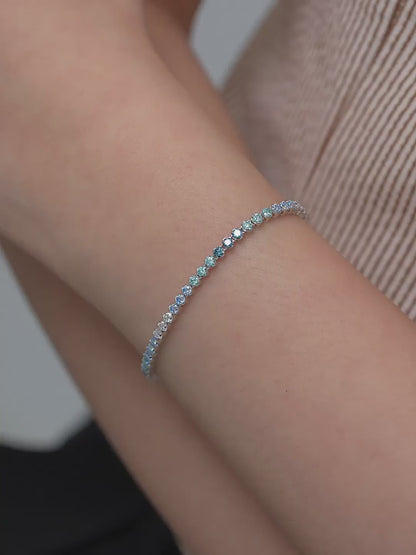 Moissanite Tennis Bracelet - Winter Frost