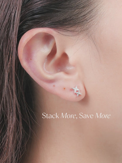 Clover Flatback Earring