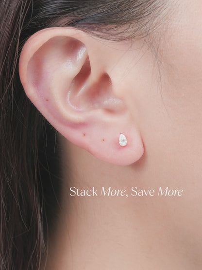 Bloom Flower Flatback Earring