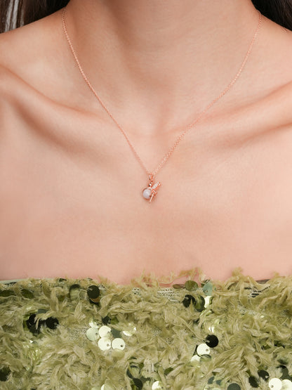 Prosperity Fairy Necklace Lavender Jadeite 18K Rose Gold (3) – Mondays Made Flower & Birthstone Jewelry Singapore