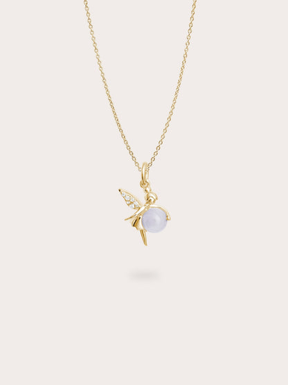 Prosperity Fairy Necklace Jadeite 18K Gold (1) – Mondays Made Flower & Birthstone Jewelry Singapore