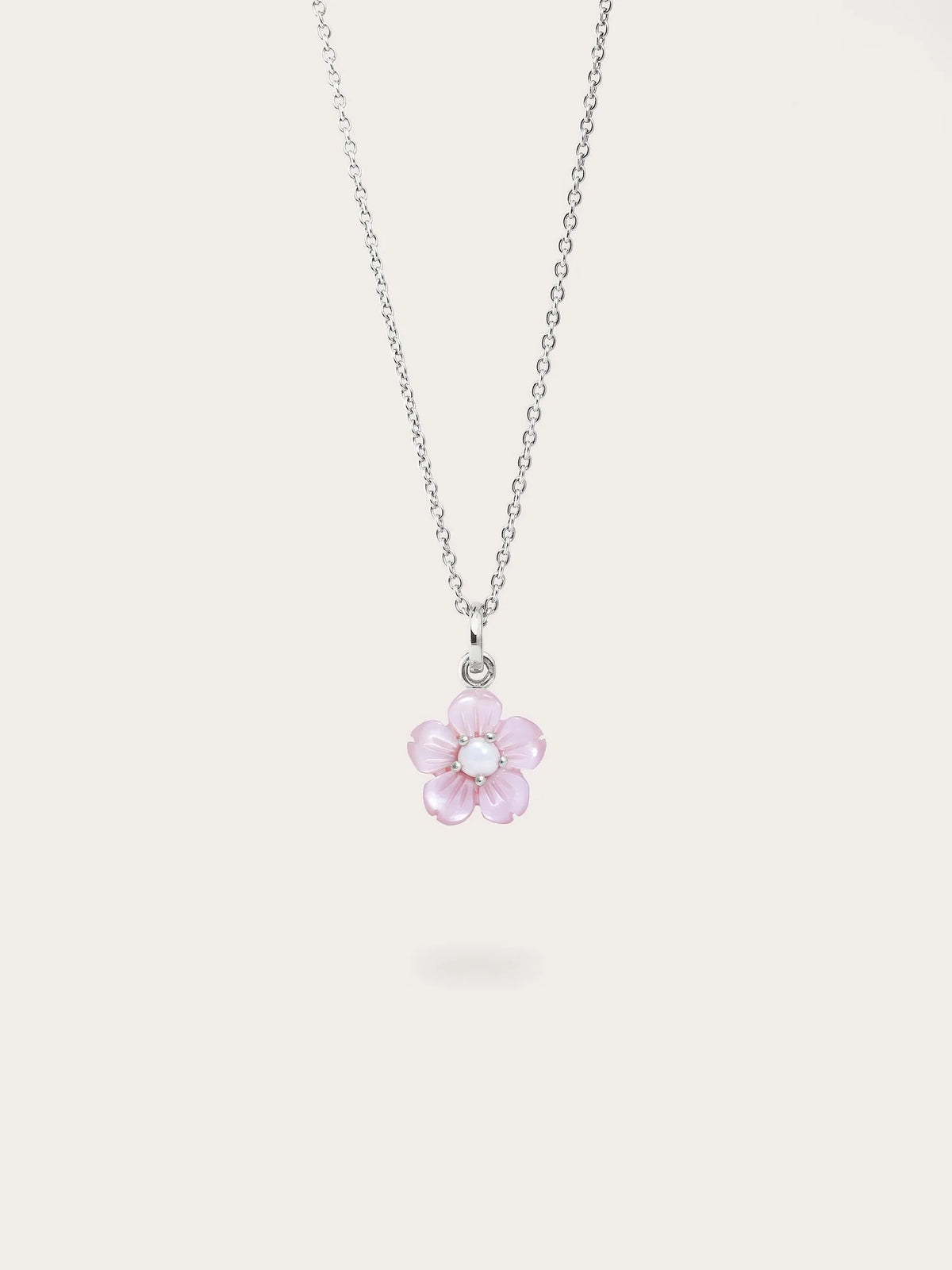 Carved Sakura Necklace