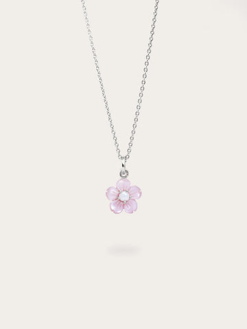 Carved Sakura Necklace