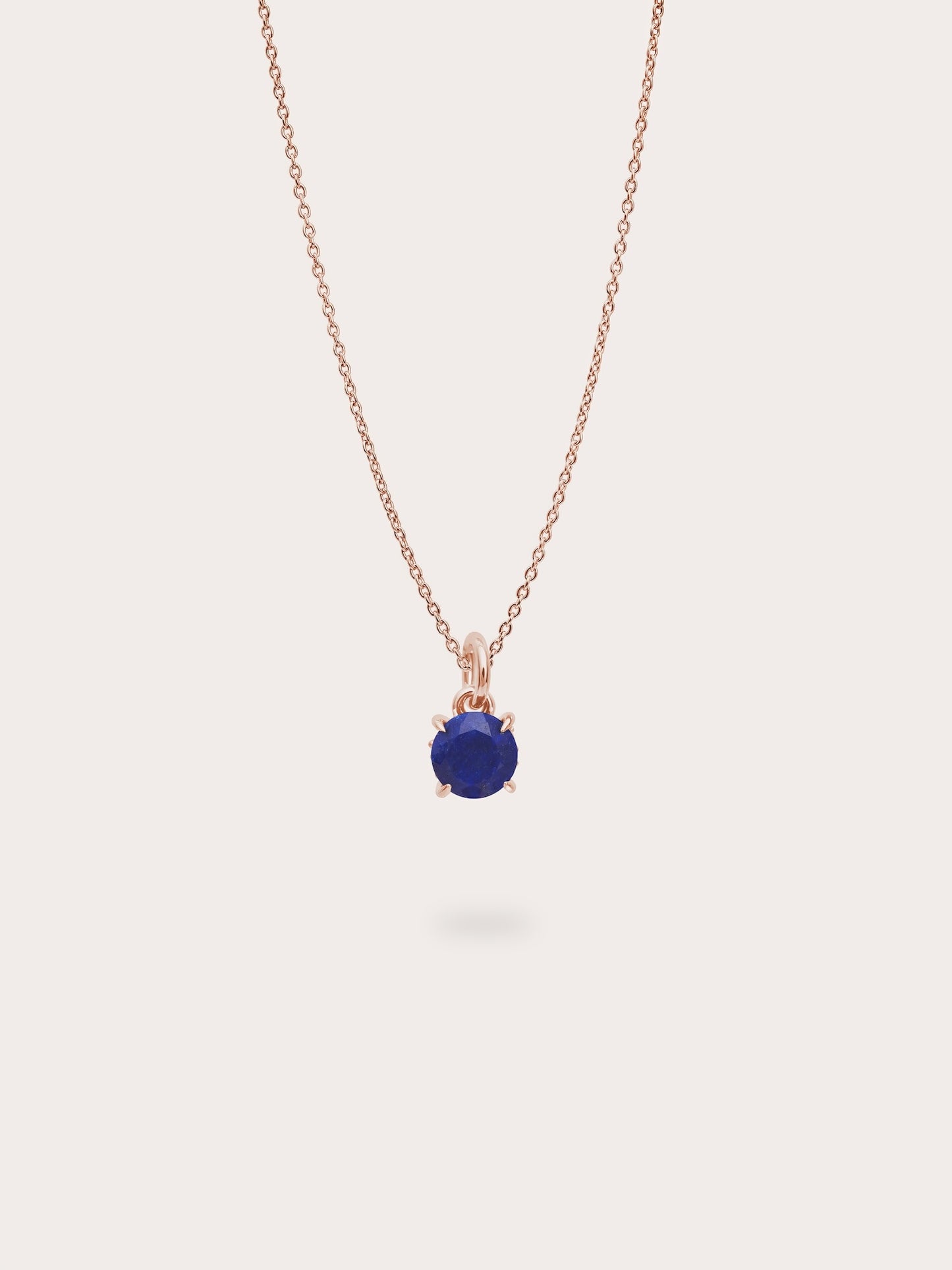 September Birthstone Necklace - Lapis Lazuli