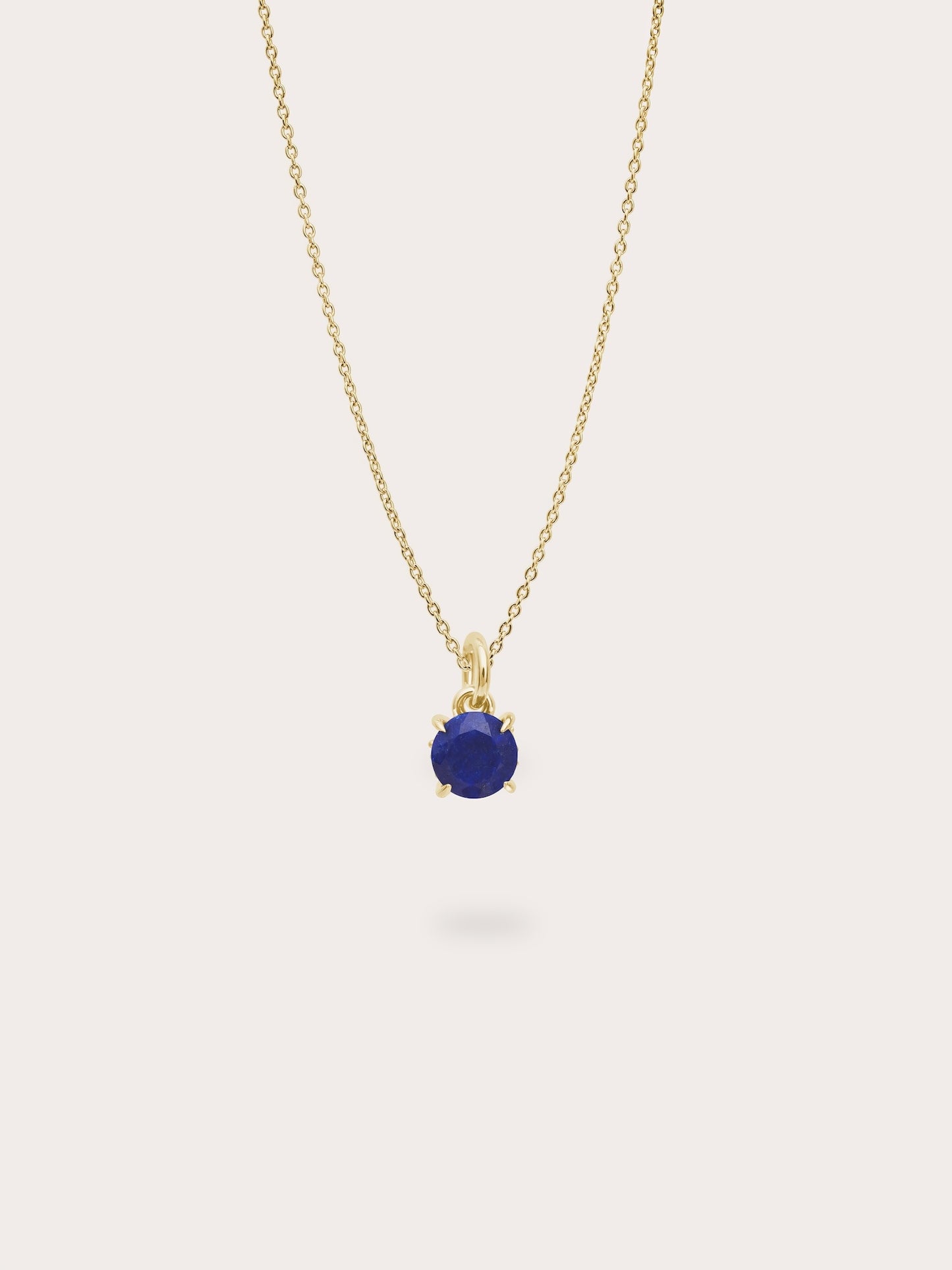 September Birthstone Necklace - Lapis Lazuli
