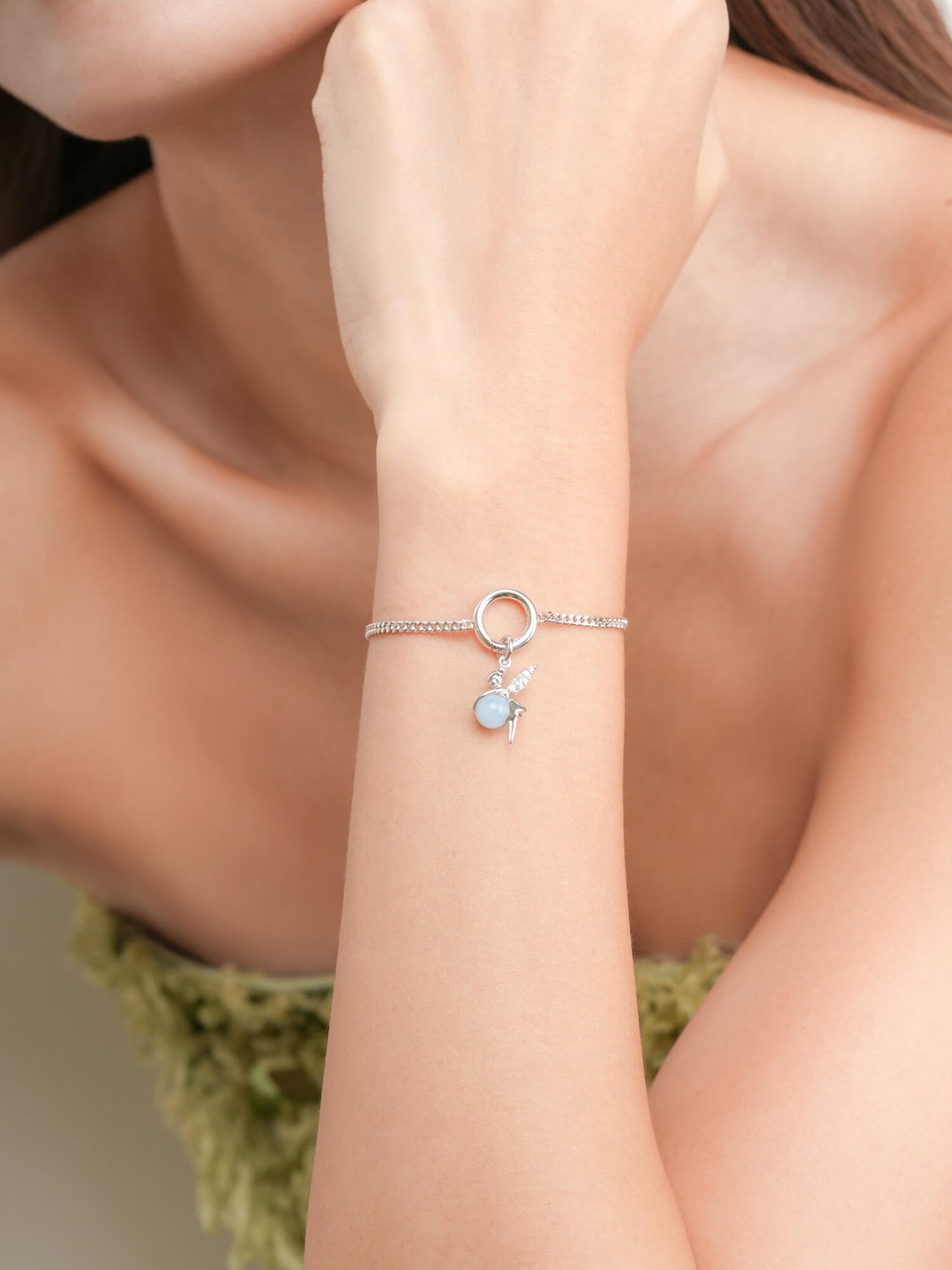 Serenity Fairy Charm - Aquamarine