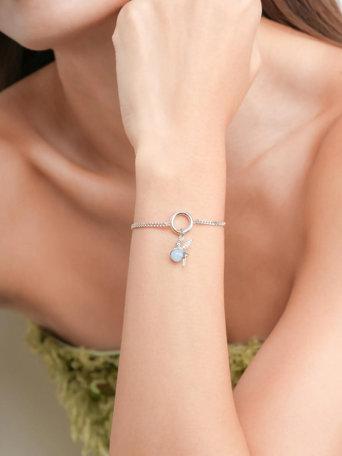 Serenity Fairy Charm - Aquamarine