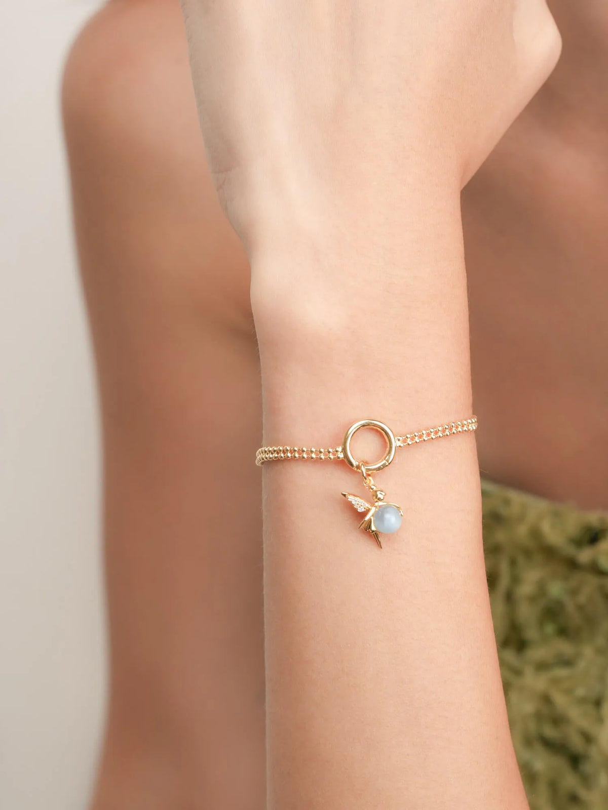 Serenity Fairy Charm - Aquamarine