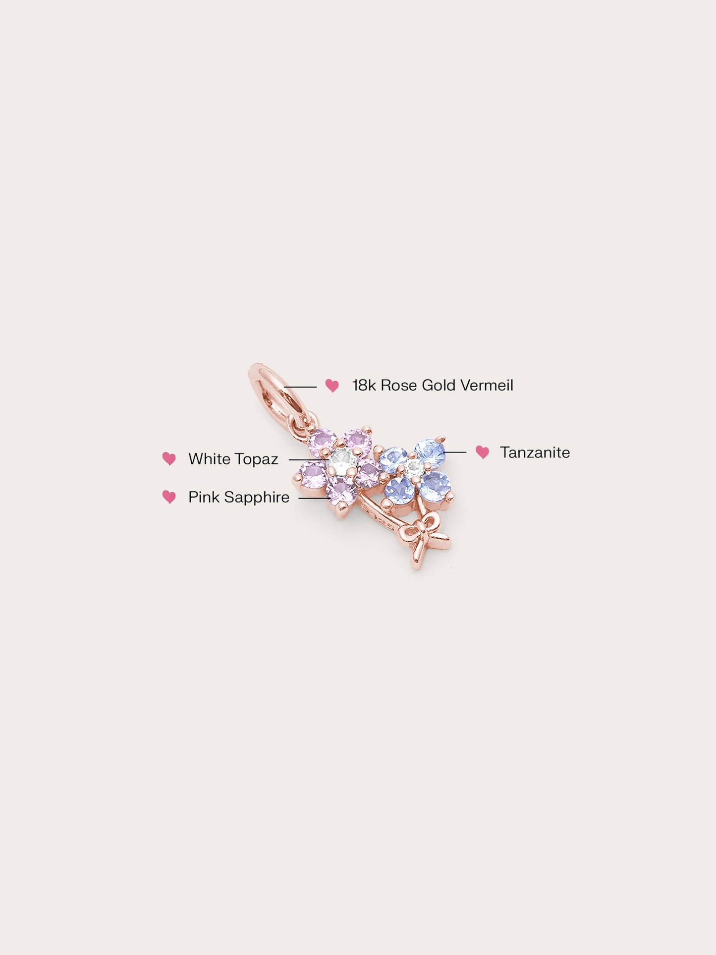 Spring Blossom Bouquet Charm