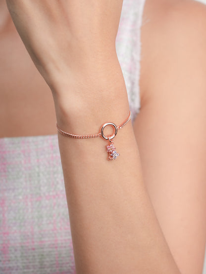 Spring Blossom Bouquet Charm 18K Rose Gold (3) – Mondays Made Flower & Birthstone Jewelry Singapore