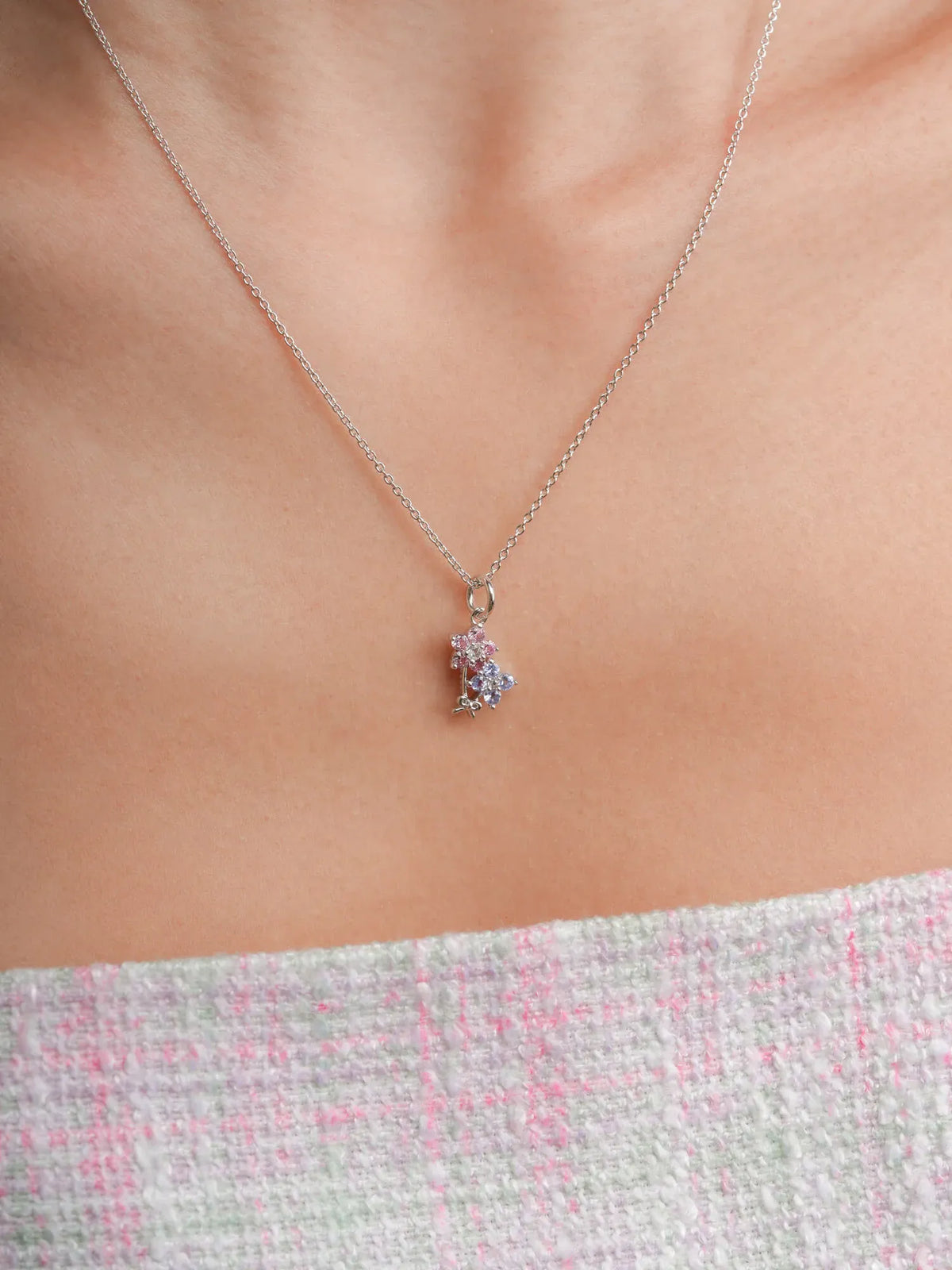 Spring Blossom Bouquet Necklace