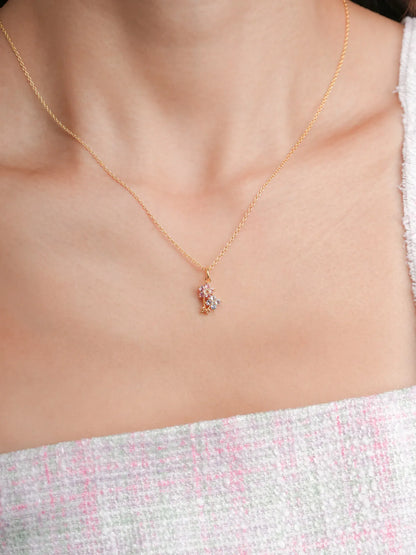 Spring Blossom Bouquet Necklace