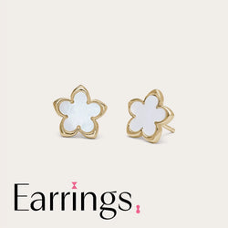Studs M (2) – Mondays Made Flower & Birthstone Jewelry Singapore