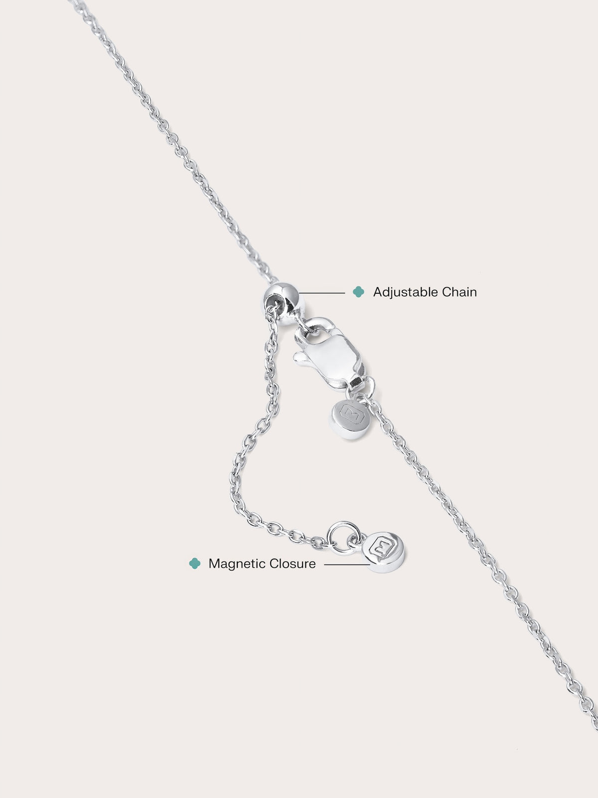Trio Blossom Necklace Pink Sapphire Tanzanite S925 Silver Rhodium (3) – Mondays Made Flower & Birthstone Jewelry Singapore