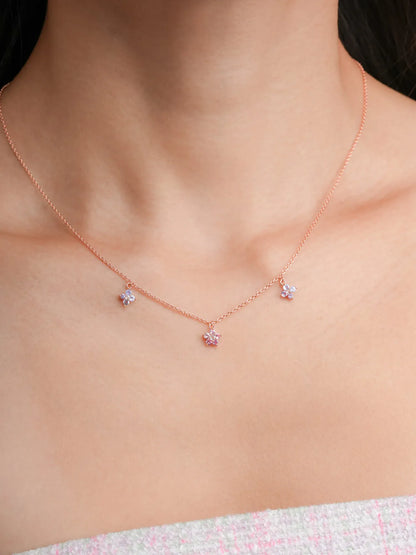 Trio Blossom Necklace